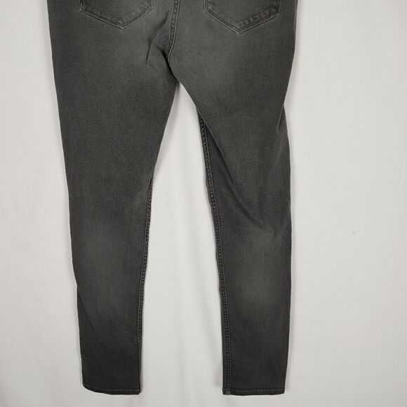 ALL SAINTS ASHBY Low-Rise Skinny Fit Denim Jeans Grey/Heathered Black WMNS Sz 32 - Picture 7 of 7